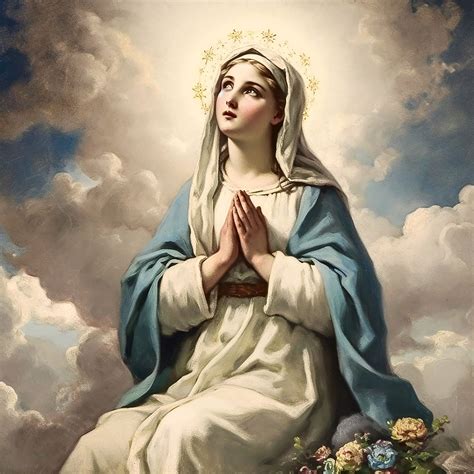 Virgin Mary | Virgin mary art, Virgin mary picture, Virgin mary statue