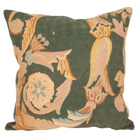 Pair of Antique English Crewel Work, circa 17th Century For Sale at 1stDibs