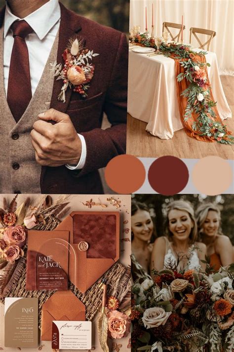 Favorite fall wedding colors – Artofit