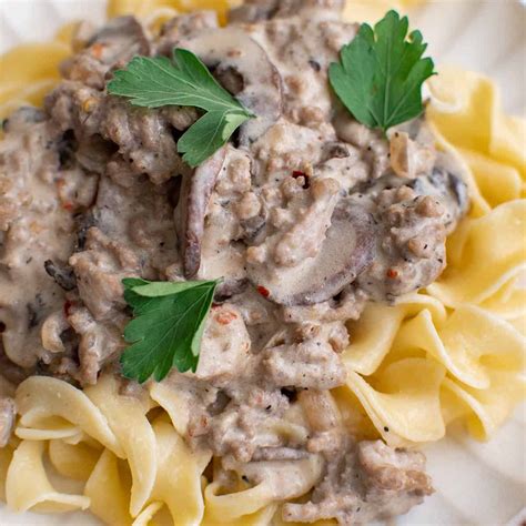 how to make beef stroganoff with ground beef