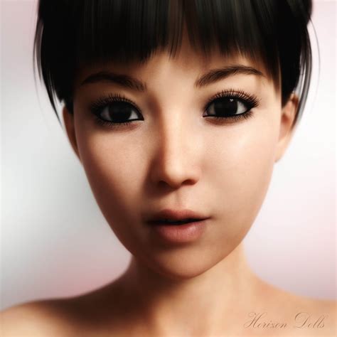 Hanami filling your dreams 3D Render by Horizon Dolls