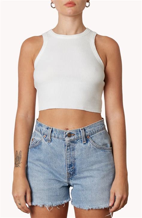 The 25 Best White Ribbed Tank Tops for Women | Who What Wear