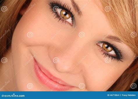 stock photo image  gorgeous brown blond