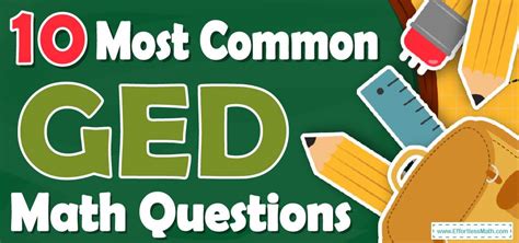 common ged math questions updated   effortless math