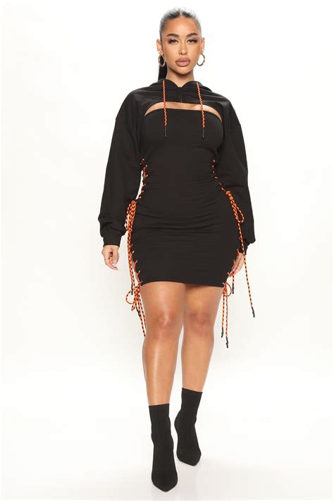 Downtown LA Mini Dress Set - Black | Fashion Nova