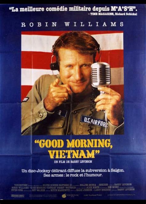 poster GOOD MORNING VIETNAM Barry Levinson - CINESUD movie posters