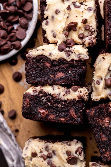 Cookie Dough Brownies - Stephanie's Sweet Treats