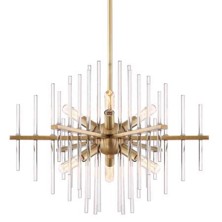 Designers Fountain 90486-BAB Burnished Antique Brass Reeve 6 Light 20" Wide Single Tier Sputnik ...