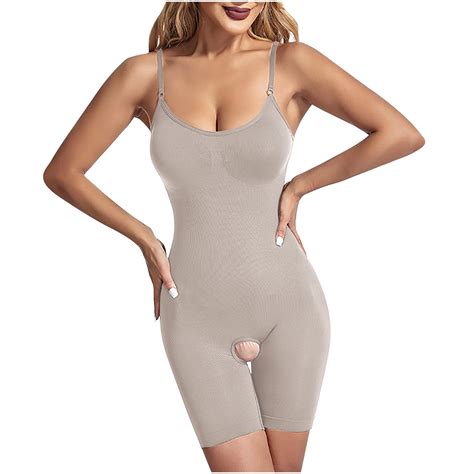 JIUKE Bodysuit for Women Belly Control Shorts Jumpsuits Seamless Butt