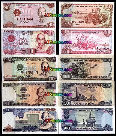 Vietnam banknotes - Vietnam paper money catalog and Vietnamese currency ...