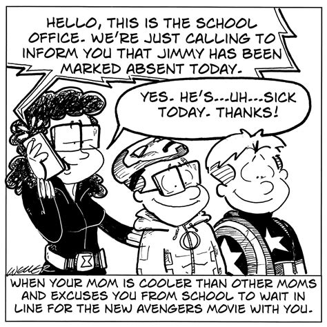 Cool Mom by Steve Weller | Teacher Comics - Bored Teachers