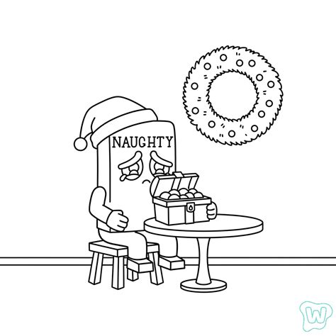 naughty naughty coloring pages
