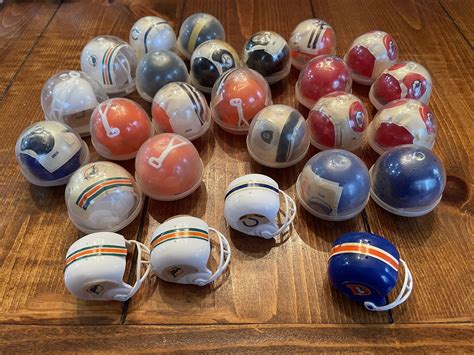 Antique Collection of NFL Mini Helmets, NOS, Chiefs, 49ers, Giants ...