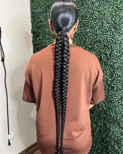 how to braid hair in ponytail