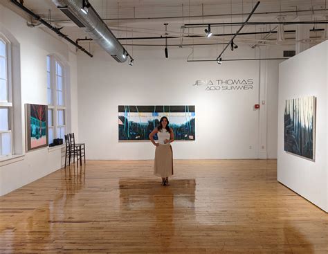 Jena Thomas solo show Acid Summer at 701 Center for the Contemporary