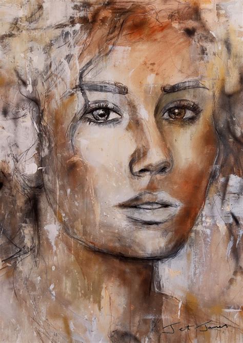 'Gina' Fine Art Print by artist Jet James – Jet James Artist