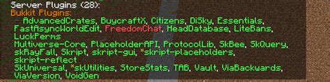 Plugin Message (Plugin Hider Skript) | SpigotMC - High Performance ...