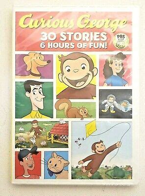 Curious George 30-Story Collection [New DVD] 2 Pack 6 hours of fun ...