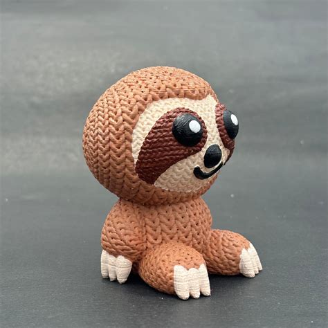 🦥 Knitted Sloth・ 3D File for 3D printing・Cults