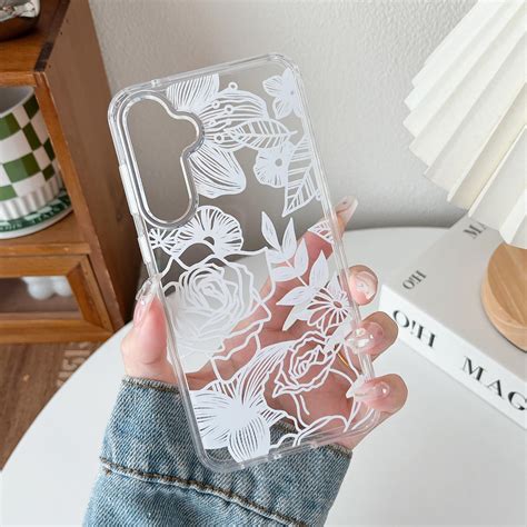 Amazon.com: RANZ Case for Galaxy S24 Plus, Anti-Scratch Shockproof Series Clear Hard PC+ TPU
