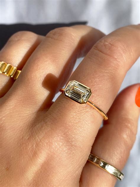 Bezel Setting Engagement Rings