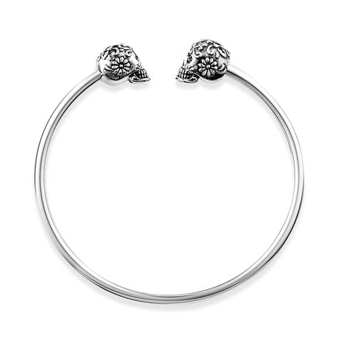 Precious Sugar Skull Cali Couture Bangle Bracelet – Cristy Cali