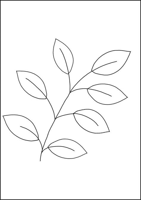 leaf template printable