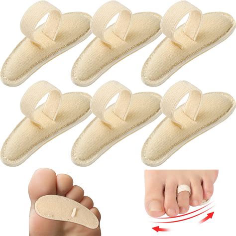 Snapklik.com : Jutom 6 Pcs Hammer Toe Cushion Toe Pads Reduces Pressure