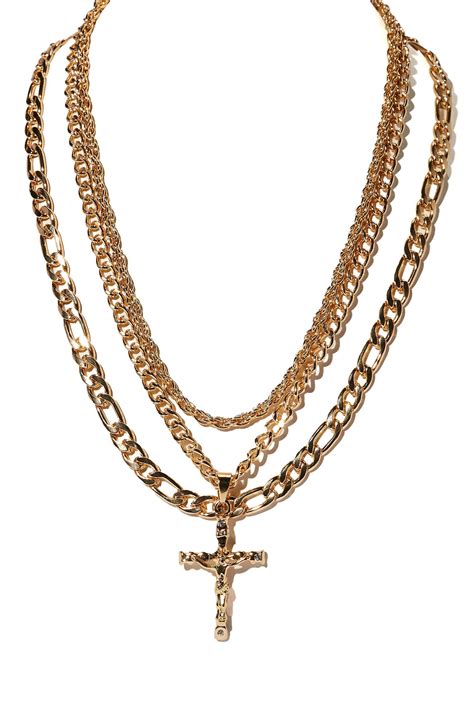 Rich Gang 3 Piece Chain Necklace - Gold | Fashion Nova