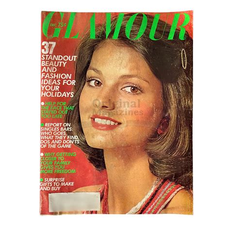 Glamour Magazine Dec 1973 Barbara Minty Vintage