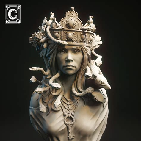 Cursed – 1:9 scale bust - Creepytables