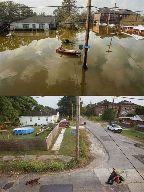Hurricane Damage Before And After Katrina Hurricane Katrina Revisited: