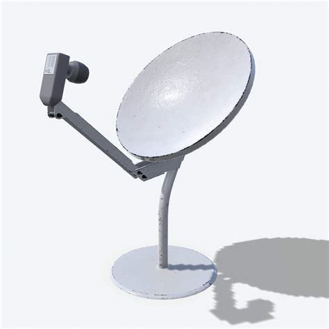 Small Satellite Dish - 3D Model by Daniel Mikulik