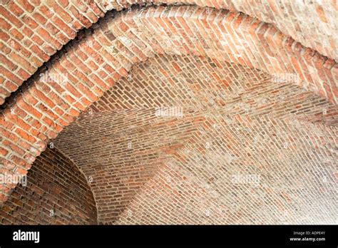brick arched ceiling stock photo alamy