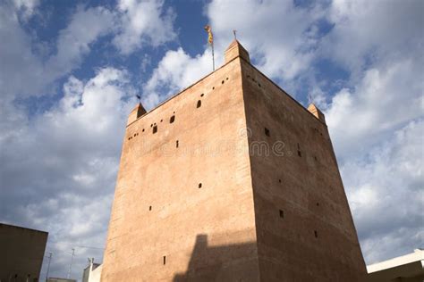 View of the Tower of the Plaza Mayor of the City of Torrent in Valencia ...