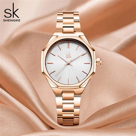 shengke  fashion women watches top brand ladies luxury creative