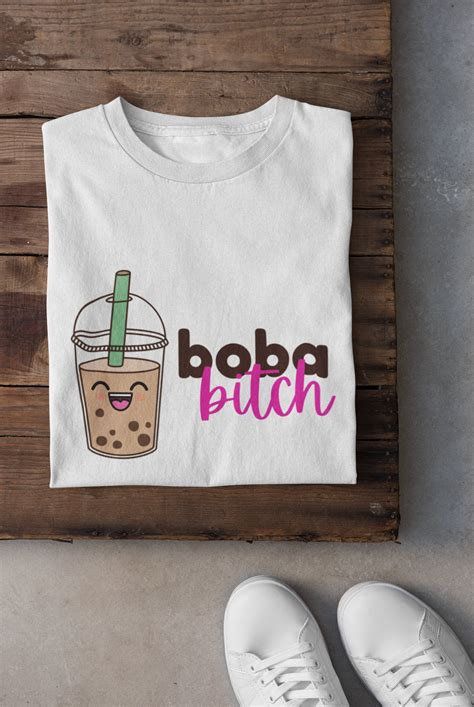 Boba Bitch Shirt Bubble Tea Boba Milk Tea Boba Tea Thai Tee Bubble Tea