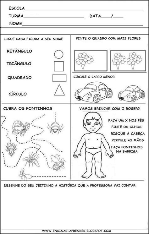 Atividade Para 1 Periodo - EDUCASIM: ATIVIDADES PARA O 1º PERÍODO