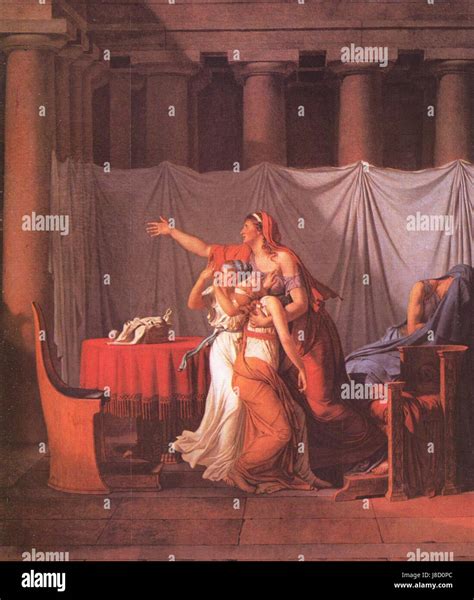 artwork  jacques louis david  prominent french painter