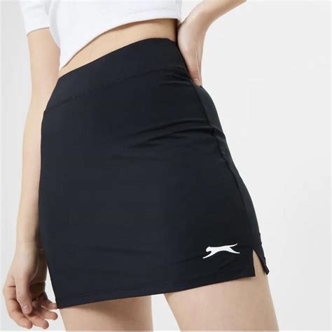 Slazenger Women's Black Skirt | Depop