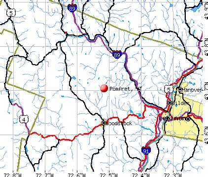 Pomfret, Vermont (VT 05053) profile: population, maps, real estate ...