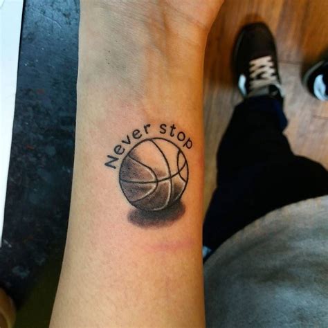 Basketball Tattoos With Clouds