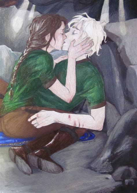 Katniss Kissing Peeta in the cave - The Hunger Games Fan Art (29370128 ...