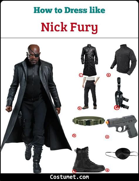 Nick Fury Costume for Halloween