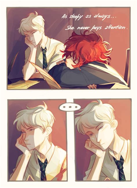 That's rough, buddy., Rose is sleeping and Scorpius gets distracted ;)#