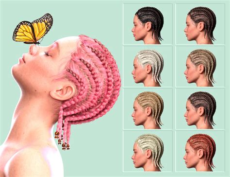 Celebrities are showcasing stunning new female cornrow hairstyles 5