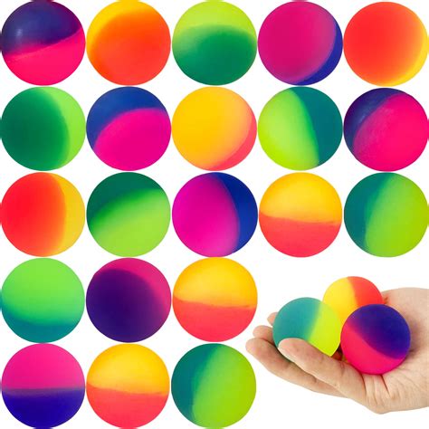 Amazon.com: Irrmshr 18 Pcs Bouncy Balls for Kids,45 mm Jumbo Super