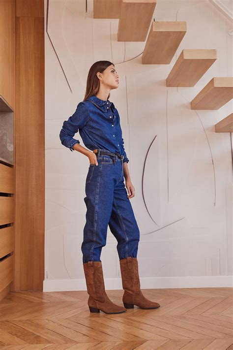 Blue midi Belkis shirt - Balzac Paris