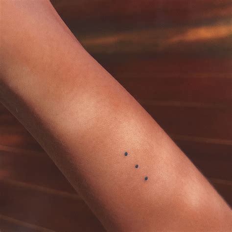 dots minimalist tattoo dot tattoo meaning dot tattoos  dot