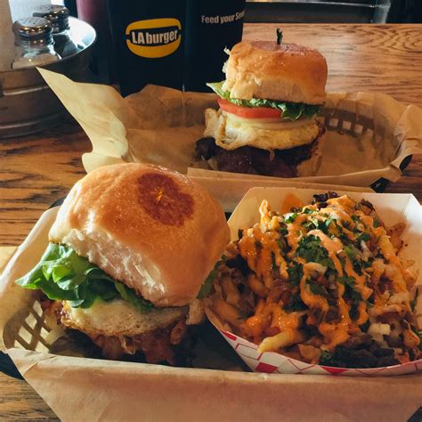 Cali Sunshine, K-Town & K-Fries @ LA Burger : r/FoodPorn